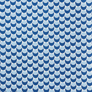 Schumacher Fabric Buds Navy & Sky 177150
