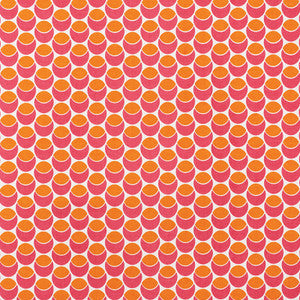 Schumacher Fabric Buds Pink & Orange 177153