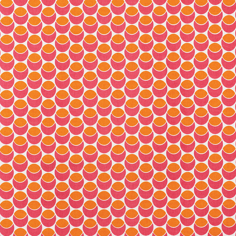 Buds Pink & Orange 177153 by Schumacher Designer Fabric PRINTS BY STUDIO BON See Sample TURKEY HEAVY </p><p>Repeat: Horizontal: 2 1/2" (6CM) and Vertical: 1 1/2" (4CM) 54" (137CM) - Swanky Fabrics -
