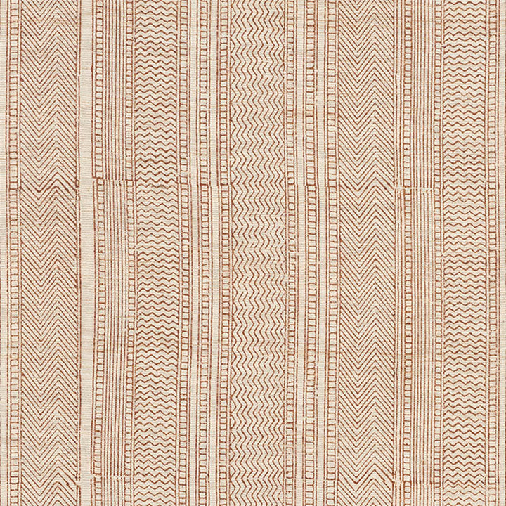 Mohave Sepia 177183 by Schumacher Designer Fabric WORLD VIEW See Sample INDIA - </p><p>Repeat: Horizontal: 13" (33CM) and Vertical: 6" (15CM) 51" (129 CM) - Swanky Fabrics -
