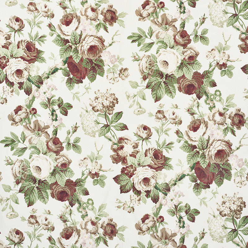 Nancy Grisaille 177201 by Schumacher Designer Fabric Vogue-Living 100% Cotton - Horizontal: 25 and Vertical: 41 52.5 - Swanky Fabrics -