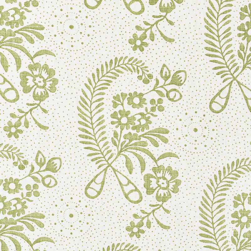 Millicent Leaf 177213 by Schumacher Designer Fabric VOGUE LIVING See Sample THAILAND MEDIUM DUTY </p><p>Repeat: Horizontal: 13 1/4" (34CM) and Vertical: 10 1/8" (26CM) 54" (137CM) - Swanky Fabrics -