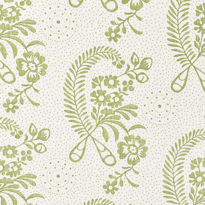 Millicent Leaf 177213 by Schumacher Designer Fabric VOGUE LIVING See Sample THAILAND MEDIUM DUTY </p><p>Repeat: Horizontal: 13 1/4" (34CM) and Vertical: 10 1/8" (26CM) 54" (137CM) - Swanky Fabrics -