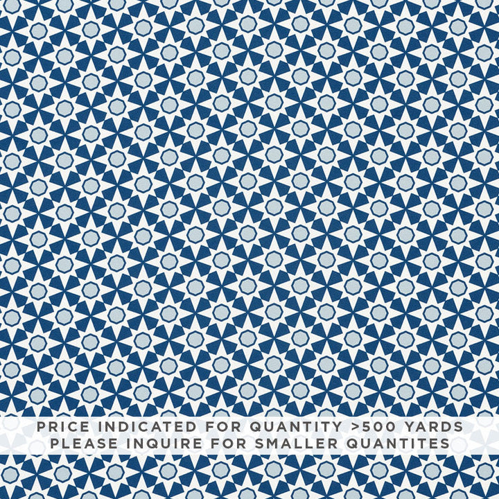 Serendipity Contract Blue 177261 by Schumacher Designer Fabric CONTRACT COLLECTION See Sample UNITED STATES OF AMERICA MEDIUM DUTY </p><p>Repeat: Horizontal: 1 3/4" (4CM) and Vertical: 1 3/4" (4CM) 54 1/4" (138 CM) - Swanky Fabrics -