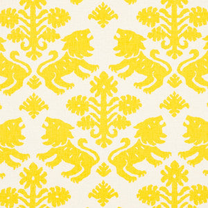 Schumacher Fabric Regalia Yellow 177301