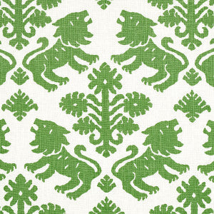 Schumacher Fabric Regalia Green 177303