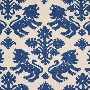 Schumacher Fabric Regalia Navy 177305