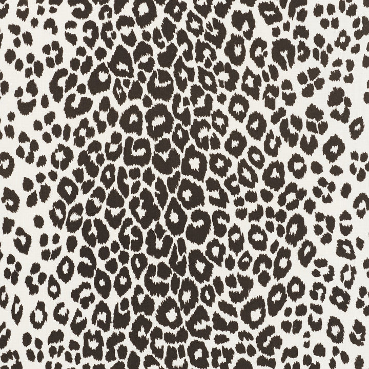 Iconic Leopard Indoor/Outdoor Graphite 177324 by Schumacher Designer Fabric Indooroutdoor-Ii-Prints-Wovens 100% Polyester Martindale 80,000 Horizontal: 27.25 and Vertical: 26.25 54.5 - Swanky Fabrics -