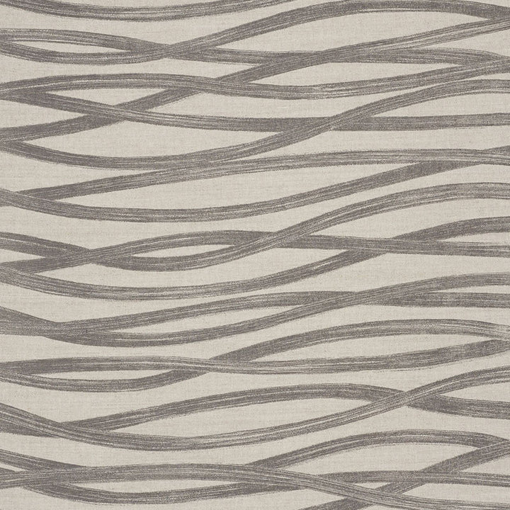 Brushstrokes Charcoal 177340 by Schumacher Designer Fabric AU NATUREL See Sample UNITED STATES OF AMERICA - </p><p>Repeat: Horizontal: 53 3/4" (137CM) and Vertical: 24" (61CM) 53 3/4" (137CM) - Swanky Fabrics -