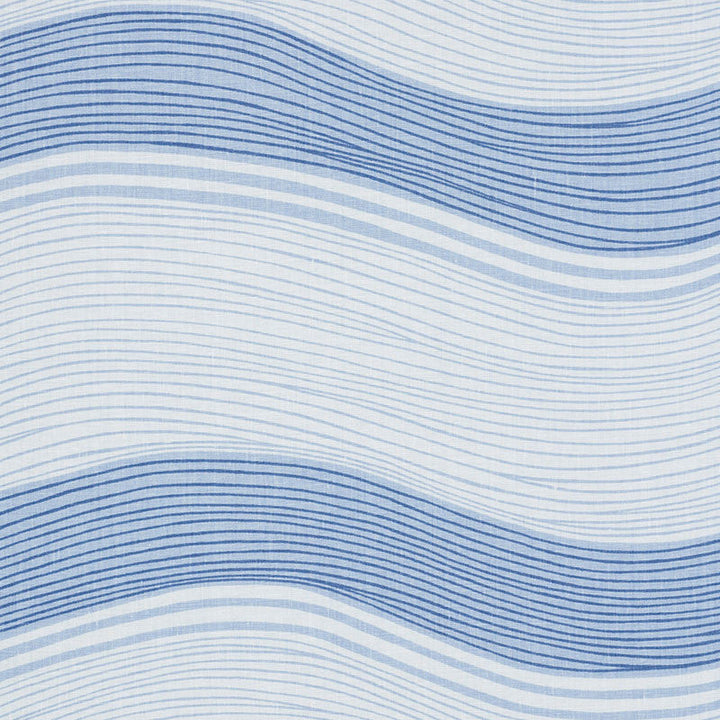 La Marea Blue 177351 by Schumacher Designer Fabric AU NATUREL LINEN 100% IRELAND WYZENBEEK 15,000 </p><p>Repeat: Horizontal: 54" (137CM) and Vertical: 26 1/2" (67CM) 54 - Swanky Fabrics -