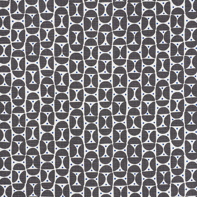 Mezza Luna Black 177360 by Schumacher Designer Fabric Au-Naturel 55% Linen, 45% Cotton Wyzenbeek 15,000 Horizontal: 2.5 and Vertical: 2.5 54 - Swanky Fabrics -