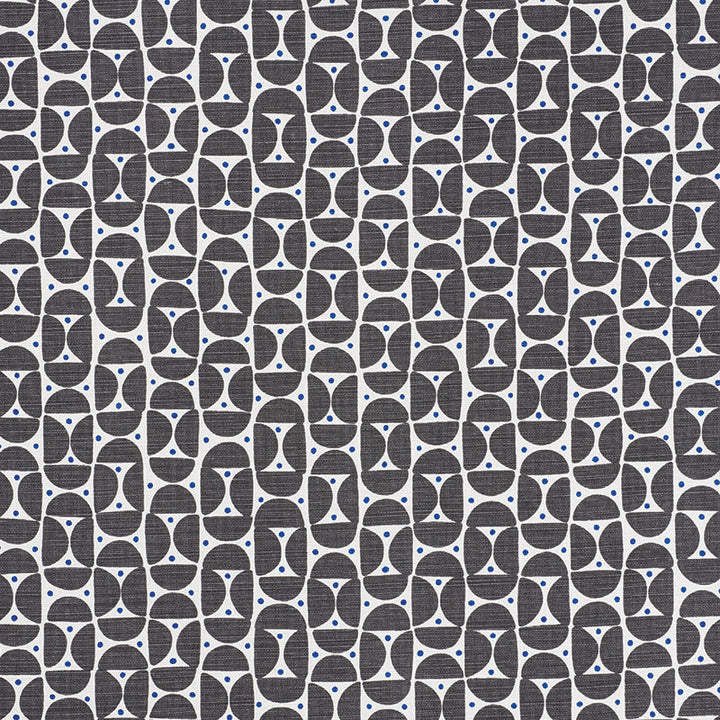 Mezza Luna Black 177360 by Schumacher Designer Fabric Au-Naturel 55% Linen, 45% Cotton Wyzenbeek 15,000 Horizontal: 2.5 and Vertical: 2.5 54 - Swanky Fabrics -