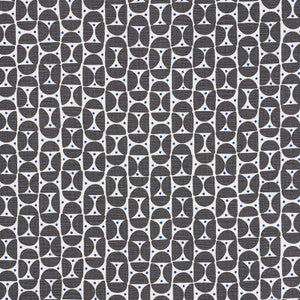Schumacher Fabric Mezza Luna Black 177360