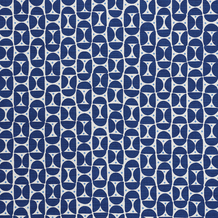 Mezza Luna Blue 177363 by Schumacher Designer Fabric Au-Naturel 55% Linen, 45% Cotton Wyzenbeek 15,000 Horizontal: 2.5 and Vertical: 2.5 54 - Swanky Fabrics -