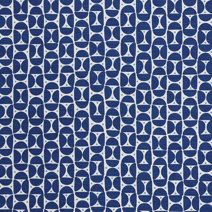 Mezza Luna Blue 177363 by Schumacher Designer Fabric AU NATUREL See Sample BELGIUM MEDIUM DUTY </p><p>Repeat: Horizontal: 2 1/2" (6CM) and Vertical: 2 1/2" (6CM) 54" (137CM) - Swanky Fabrics -