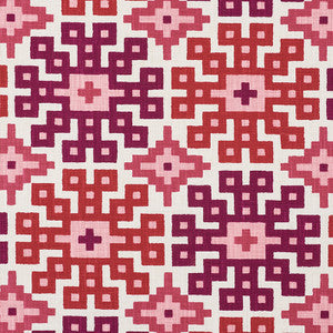 Schumacher Fabric Palmetto Print Valentine 177452