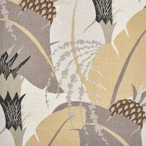Schumacher Fabric Ananas Neutral 177542