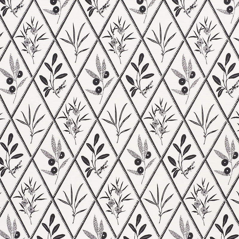 Endimione Carbon 177643 by Schumacher Designer Fabric CHARLAP HYMAN & HERRERO LINEN 55% COTTON 45% BELGIUM WYZENBEEK 15,000 </p><p>Repeat: Horizontal: 13 1/4" (34CM) and Vertical: 25" (64CM) 54.25 - Swanky Fabrics -