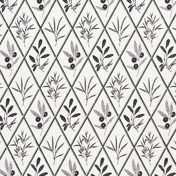 Endimione Carbon 177643 by Schumacher Designer Fabric CHARLAP HYMAN & HERRERO LINEN 55% COTTON 45% BELGIUM WYZENBEEK 15,000 </p><p>Repeat: Horizontal: 13 1/4" (34CM) and Vertical: 25" (64CM) 54.25 - Swanky Fabrics -