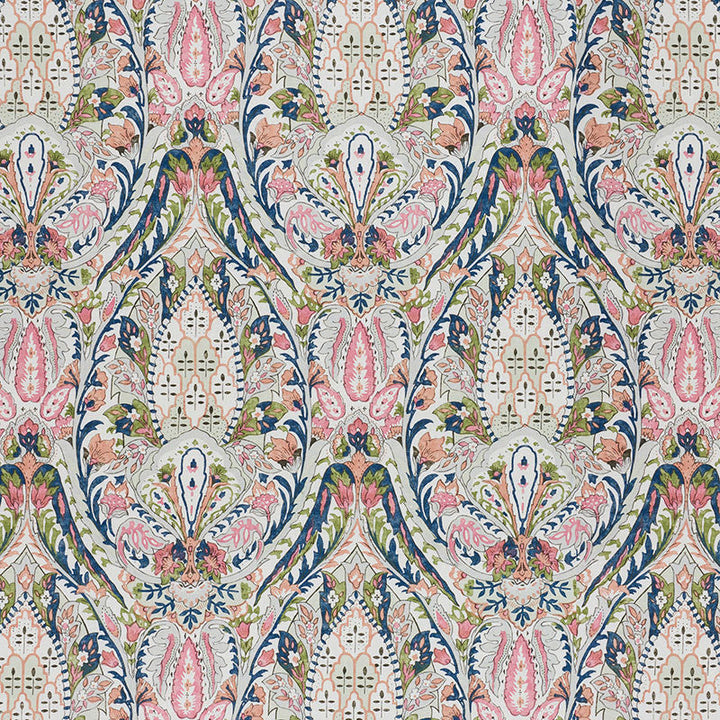 Layla Paisley Multi 177670 by Schumacher Fabric Schumacher Fabric Layla Paisley Multi 177670Fabric LINEN 90% UNITED KINGDOM </p><p>Repeat: H: HORZ. 17 3/4" (45CM) , V: VERT. 34 1/2" (88CM) 53.5 - Fabric Carolina -