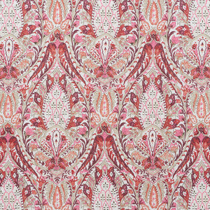 Schumacher Fabric Layla Paisley Plum & Pink 177672