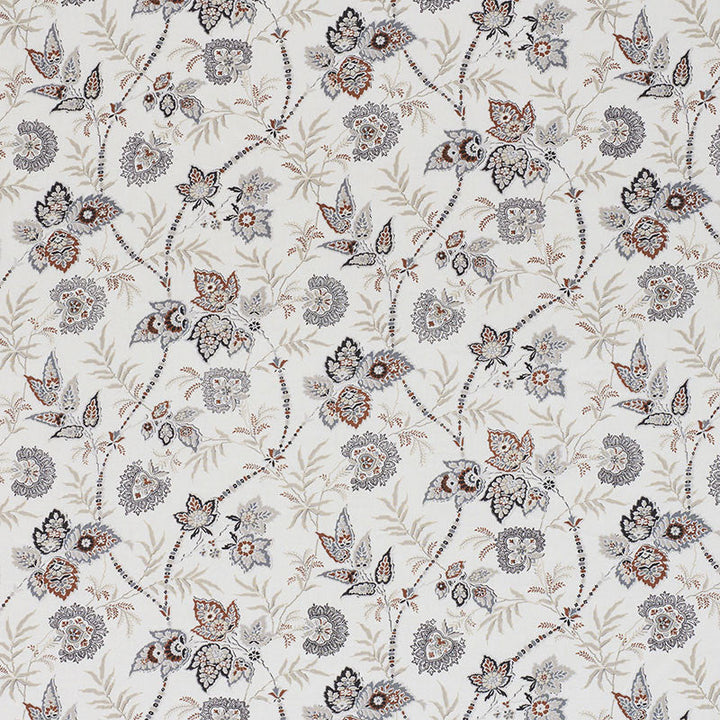 Emperor's Vine Neutral 177682 by Schumacher Designer Fabric Ottoman-Chic 100% Linen Martindale 14,500 Horizontal: 27.5 and Vertical: 15.25 57.5 - Swanky Fabrics -