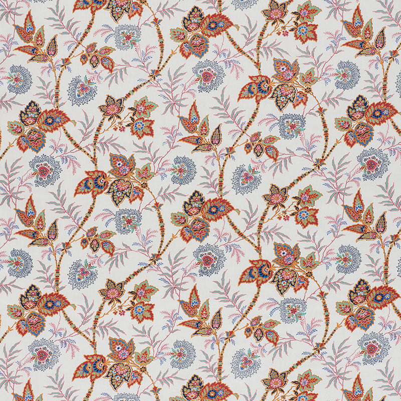Emperor'S Vine Document 177683 by Schumacher Designer Fabric OTTOMAN CHIC See Sample UNITED KINGDOM - </p><p>Repeat: Horizontal: 27 1/2" (70CM) and Vertical: 15 1/4" (39CM) 57 1/2" (146CM) - Swanky Fabrics -