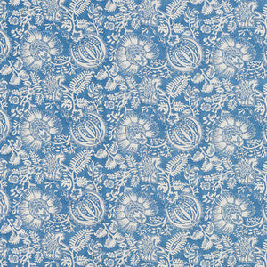 Schumacher Fabric Pomegranate Print Indigo 177690