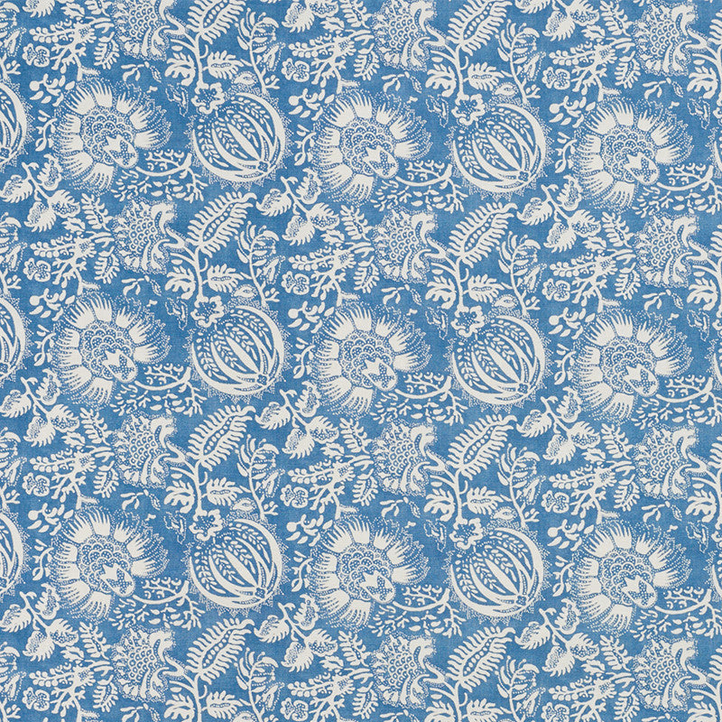 Pomegranate Print Indigo 177690 by Schumacher Designer Fabric CHAMBRAY LINEN 100% THAILAND MARTINDALE 20,000 </p><p>Repeat: Horizontal: 11 1/4" (29CM) and Vertical: 9" (23CM) 55.5 - Swanky Fabrics -