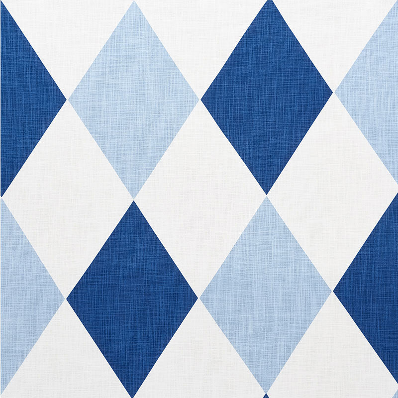 Maximus Blues 177800 by Schumacher Designer Fabric Nautilus 100% Cotton Wyzenbeek 15,000 Horizontal: 26.75 and Vertical: 40.25 53.5 - Swanky Fabrics -