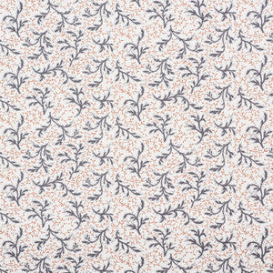 Schumacher Fabric Sprig Basalt & Fawn 177830
