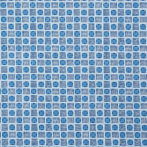 Schumacher Fabric Mottley Grid Cottage Blue 177863