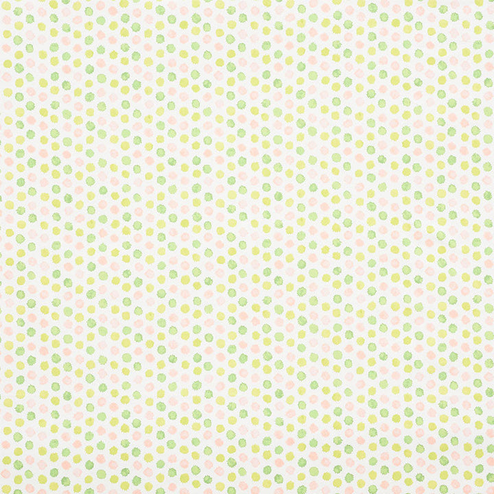 Mini Bursts Pink & Leaf 177871 by Schumacher Designer Fabric CELERIE KEMBLE See Sample UNITED KINGDOM - </p><p>Repeat: Horizontal: 4 1/2" (11CM) and Vertical: 1 3/4" (4CM) 54" (137CM) - Swanky Fabrics -