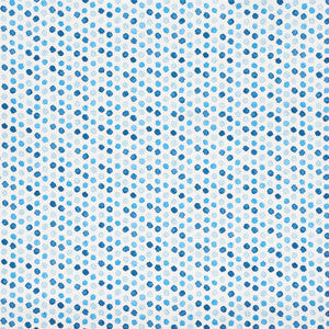 Schumacher Fabric Mini Bursts Blues 177872