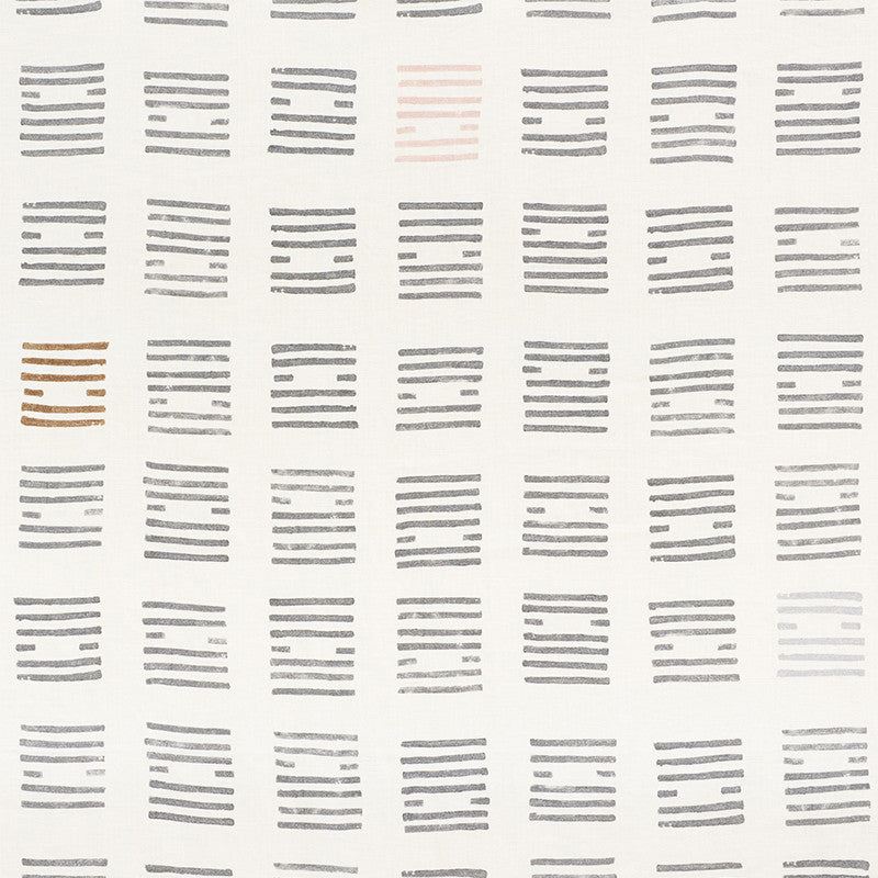 Tiasquam Charcoal 177882 by Schumacher Designer Fabric CAROLINE Z HURLEY See Sample ITALY - </p><p>Repeat: Horizontal: 50 1/2" (128CM) and Vertical: 45 1/4" (115CM) 51 1/4" (130CM) - Swanky Fabrics -