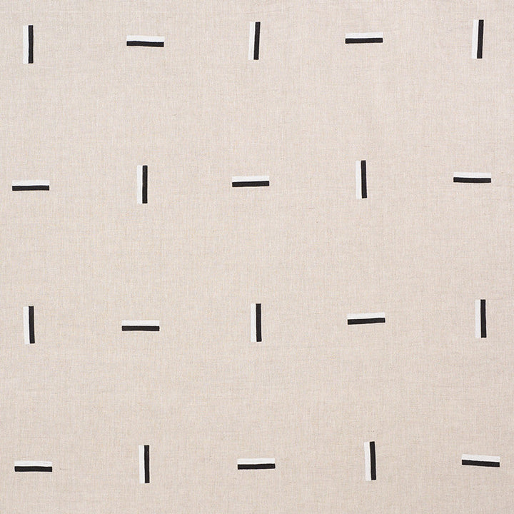 Icehouse Black & White 177911 by Schumacher Designer Fabric CAROLINE Z HURLEY See Sample UNITED STATES OF AMERICA MEDIUM DUTY </p><p>Repeat: Horizontal: 16" (41CM) and Vertical: 18 3/4" (48CM) 58 1/2" (149CM) - Swanky Fabrics -