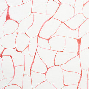 Schumacher Fabric Filigree Coral 177921