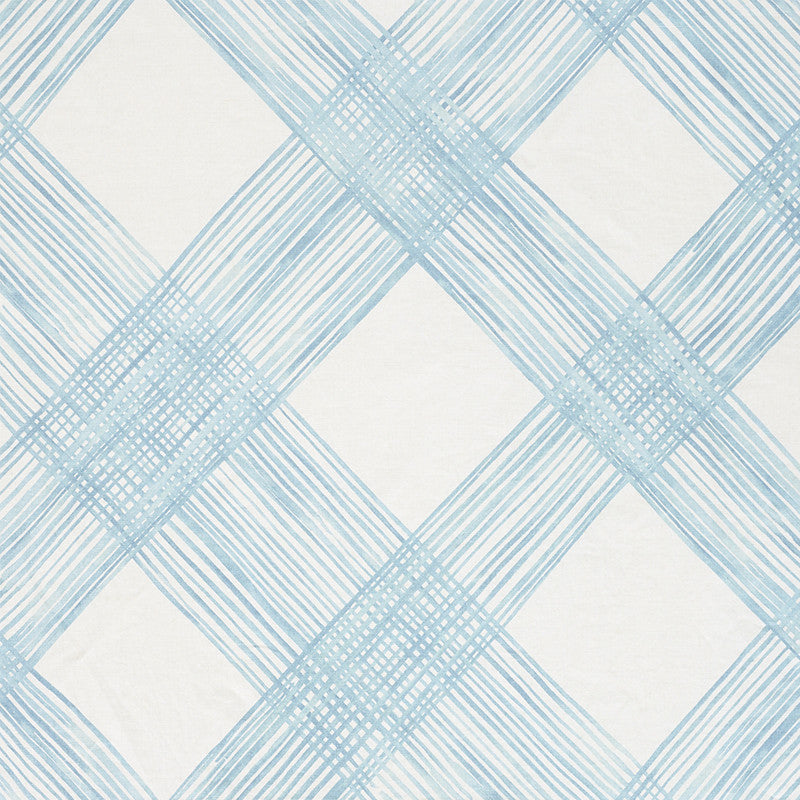 Traverse Sky 177951 by Schumacher Designer Fabric Porter-Teleo 100% Linen Martindale 20,000 Horizontal: 51.5 and Vertical: 53.75 54.25 - Swanky Fabrics -