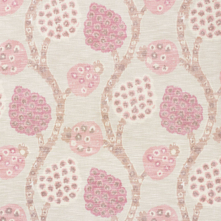 Annabel Warp Print Rose 177990 by Schumacher Fabric Schumacher Fabric Annabel Warp Print Rose 177990Fabric COTTON 100% INDIA </p><p>Repeat: H: HORZ. 26" (66CM) , V: VERT. 27 1/2" (70CM) 53 - Fabric Carolina -