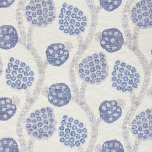 Schumacher Fabric Annabel Warp Print Blue 177992
