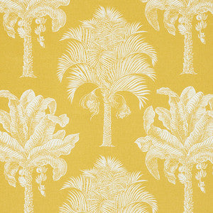 Schumacher Fabric Grand Palms Gold 178001