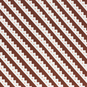 Schumacher Fabric Zeppelin Brown 178020