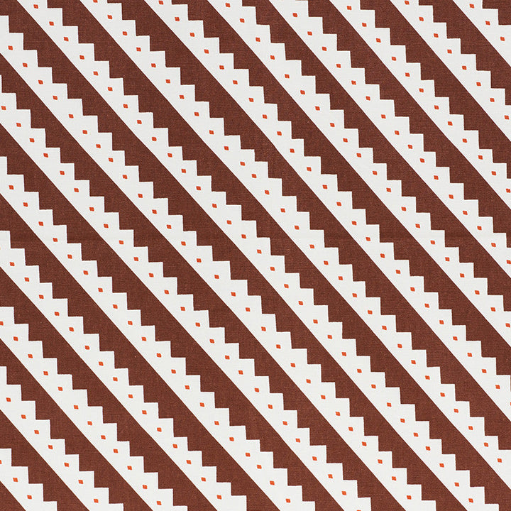 Zeppelin Brown 178020 by Schumacher Fabric Schumacher Fabric Zeppelin Brown 178020Fabric COTTON 100% UNITED STATES OF AMERICA </p><p>Repeat: H: HORZ. 5 1/2" (14CM) , V: VERT. 5 1/2" (14CM) 55.25 - Fabric Carolina -