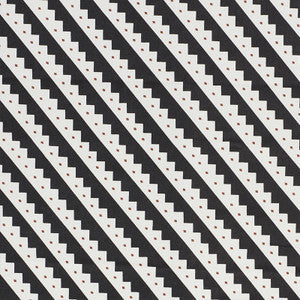 Schumacher Fabric Zeppelin Black 178021