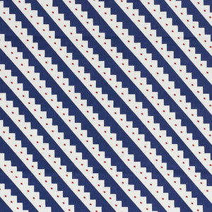 Schumacher Fabric Zeppelin Blue 178022