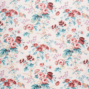 Schumacher Fabric Salisbury Chintz Rose 178152