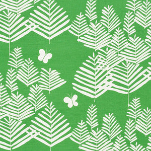 Schumacher Fabric Fern Silhouette Green 178230