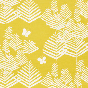 Schumacher Fabric Fern Silhouette Yellow 178231