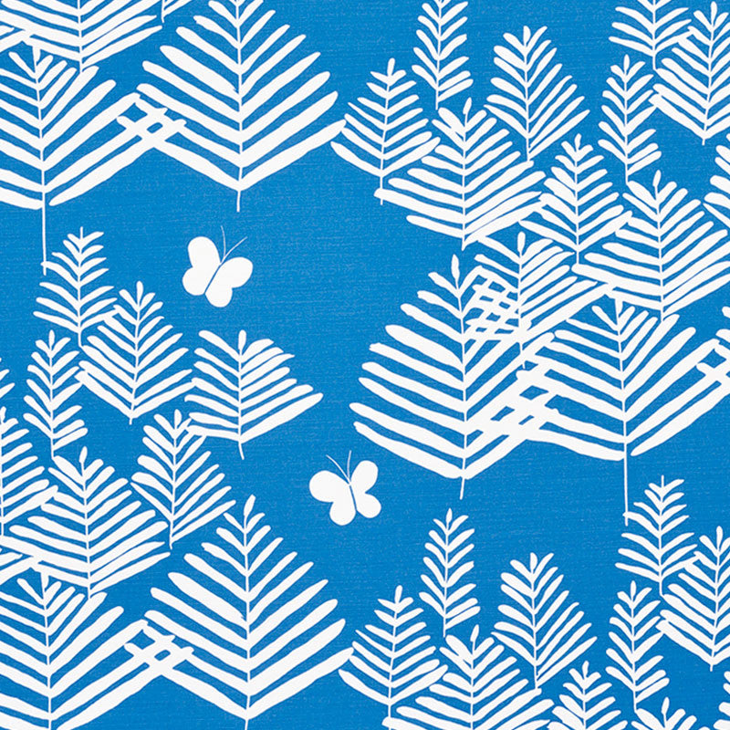 Fern Silhouette Blue 178232 by Schumacher Fabric Schumacher Fabric Fern Silhouette Blue 178232Fabric COTTON 51% UNITED KINGDOM </p><p>Repeat: H: HORZ. 27 1/2" (70CM) , V: VERT. 24 5/8" (63CM) 55 - Fabric Carolina -