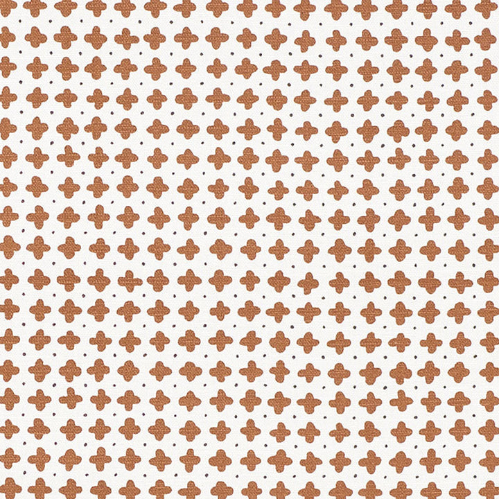 Polka Brown 178242 by Schumacher Designer Fabric VERA NEUMANN See Sample UNITED KINGDOM - </p><p>Repeat: Horizontal: 13 1/2" (34CM) and Vertical: 4 7/8" (12CM) 54 1/2" (138CM) - Swanky Fabrics -
